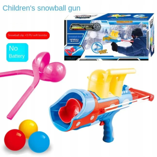 Clip Blaster Blaster Nový 2V1 plastový nástroj na výrobu snehových gúľ Creative